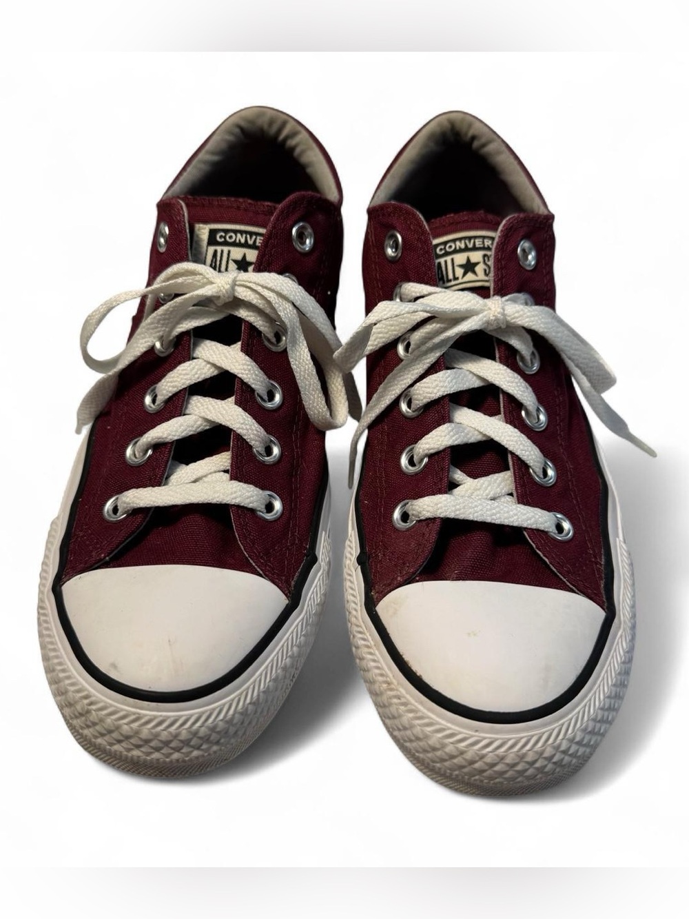 Converse Chuck Taylor All Star Marroon Sneakers Women's Size 10 Grunge Y2K 90s